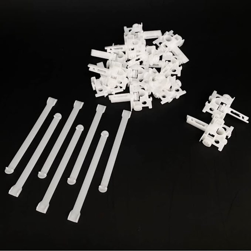 Set de accesorii pentru perdea cu 12 role și 12 piese de conectare, accesorii detașabile