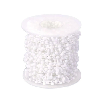Set accesorii pentru perdele verticale de 127 mm — lanț inferior, 10 m, cleme cu mărgele (4)