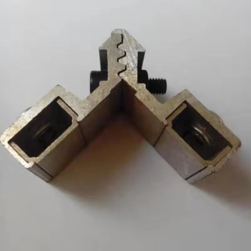 Serie de porți cu plasă diamant din aluminiu, piese de colț din aluminiu, dimensiuni variabile, set complet