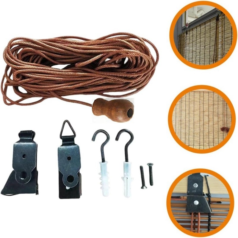 Kit accesorii pentru perdele din bambus pentru rulouri romane – piese de înlocuire