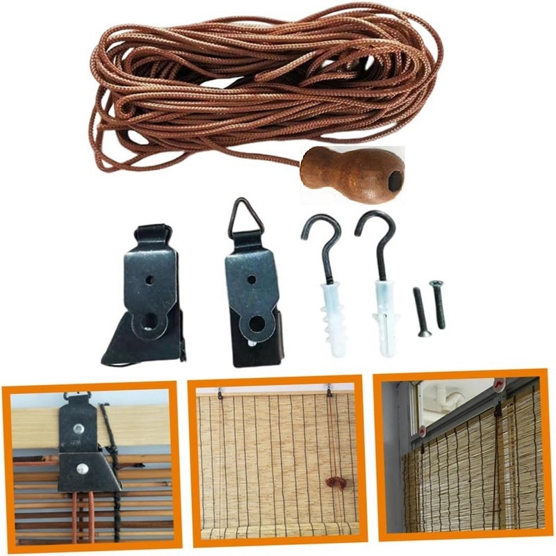 Kit accesorii pentru perdele din bambus pentru rulouri romane – piese de înlocuire