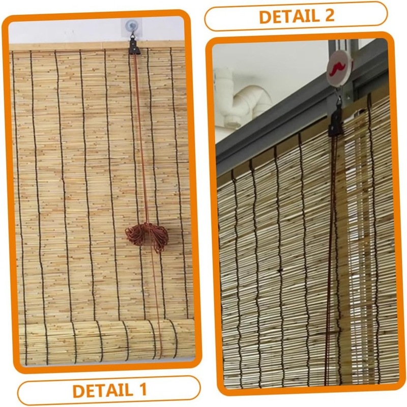 Kit accesorii pentru perdele din bambus pentru rulouri romane – piese de înlocuire