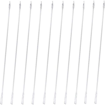 Tije rotative transparente de 60 cm pentru jaluzele – set de 2/4/6/8/10 bucăți