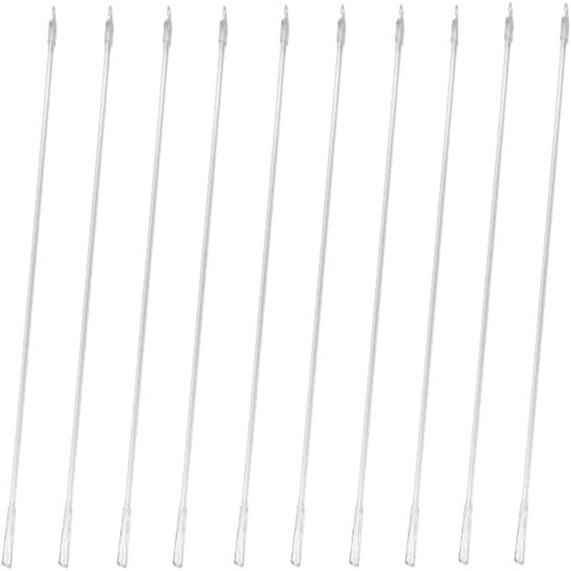 Tije rotative transparente de 60 cm pentru jaluzele – set de 2/4/6/8/10 bucăți