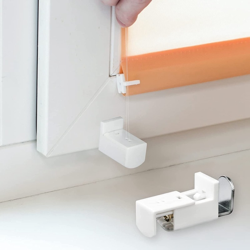 Set de instalare pentru perdele plisate, 18 piese, cu suporturi de montaj și accesorii de fixare pentru rulouri