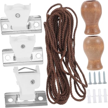 Set doplnkov DIY pre rímske a bambusové rolety – náhradné diely pre poškodené časti, bambusové a kovové spony