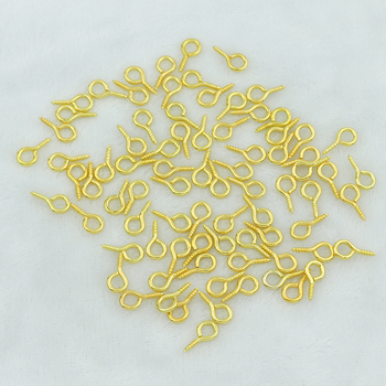 Kovové diely pre DIY šperky: očné kolíky, rohové kolíky, očné skrutky, 10 mm, viac veľkostí