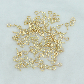 Kovové diely pre DIY šperky: očné kolíky, rohové kolíky, očné skrutky, 10 mm, viac veľkostí