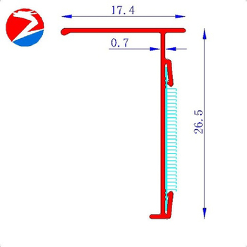 Dvojdráhová závesová traťová sústava, hliníková zliatina, biela, na zavesenie závesov, 6,7 mm, moderný minimalistický štýl
