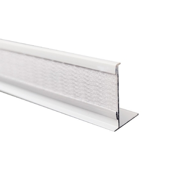 Dvojdráhová závesová traťová sústava, hliníková zliatina, biela, na zavesenie závesov, 6,7 mm, moderný minimalistický štýl