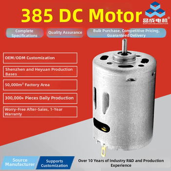 R385/R380 kefový DC motor pre ostrekovače, vlhčovač vzduchu, pištol na horúci vzduch, vŕtačku a skrutkovač