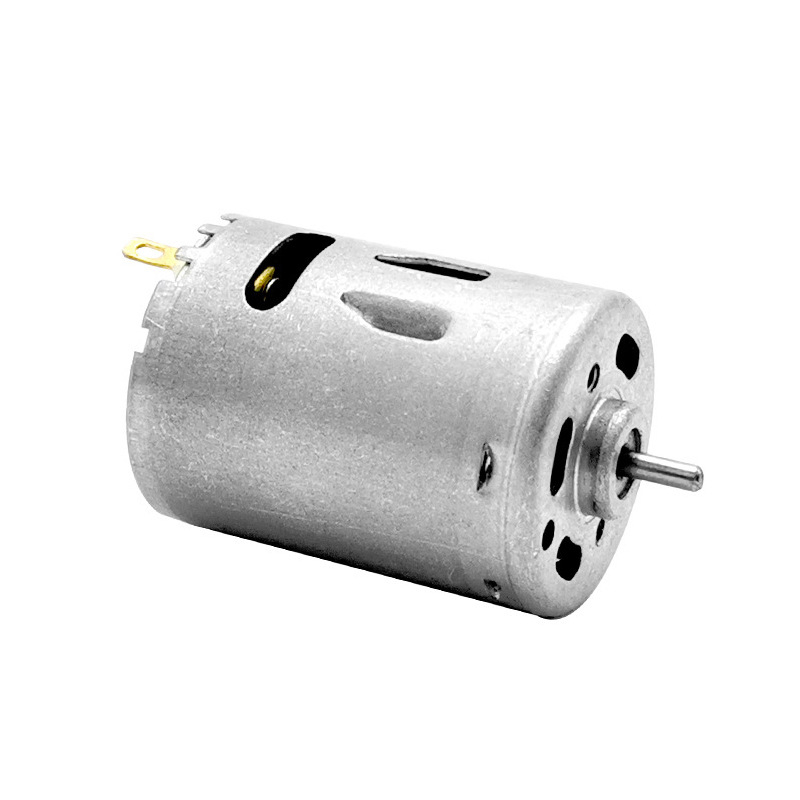 R385/R380 kefový DC motor pre ostrekovače, vlhčovač vzduchu, pištol na horúci vzduch, vŕtačku a skrutkovač