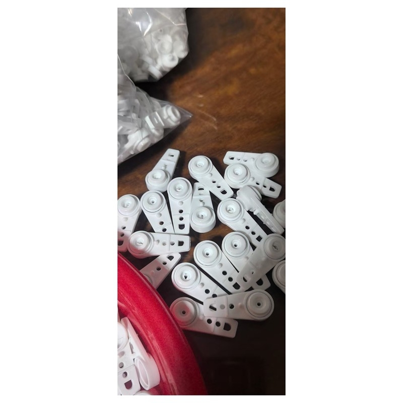 H Pulley 30 kusov, štíhle guľôčkové vozíky pre kanály a priečne tyče (biele)