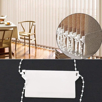 Sada 10 vertikálnych ťažkých dosiek s rozmermi 89 mm (3.5 in) pre zvislé žalúzie
