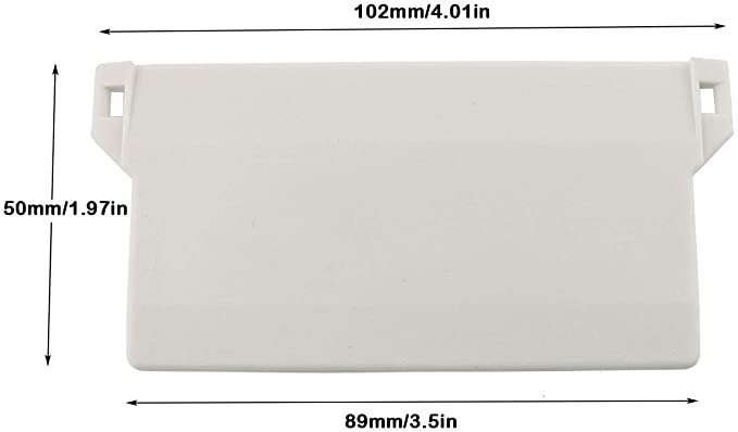 Sada 10 vertikálnych ťažkých dosiek s rozmermi 89 mm (3.5 in) pre zvislé žalúzie