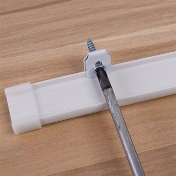 Nový krištáľový záves z korálikov, plastová koľajnica pre dverový záves, vodiaca dráha s kolieskom, DIY tyč, 360° ohybná dráha