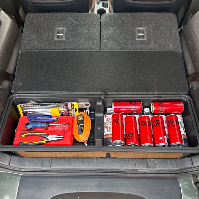 Sklopný úložný box do batožinového priestoru pre Suzuki Jimny (2007–2017), organizér batožiny