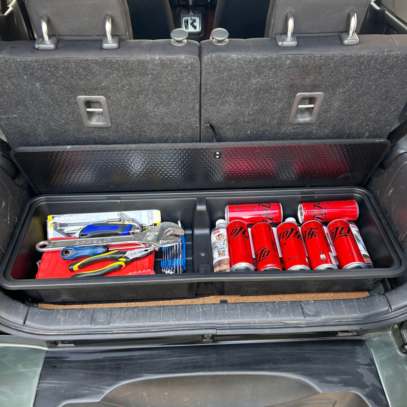 Sklopný úložný box do batožinového priestoru pre Suzuki Jimny (2007–2017), organizér batožiny