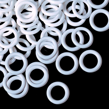 Súprava 100 bielych rímskych krúžkov pre DIY žalúzie