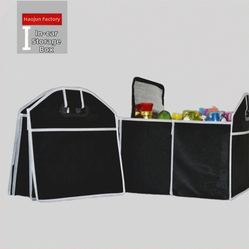 Skladací organizér do auta, box na skladovanie z netkanej textílie, rozmery 32×32×52 cm, objem 10–20 l, jednoduchý a moderný dizajn