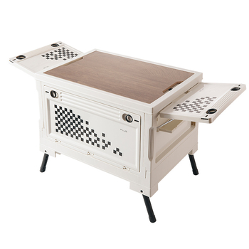 Skladacia skriňa na kempovanie a piknik, prenosný organizér do batožinového priestoru auta, 40–50 l, rozmery 49×35×35 cm