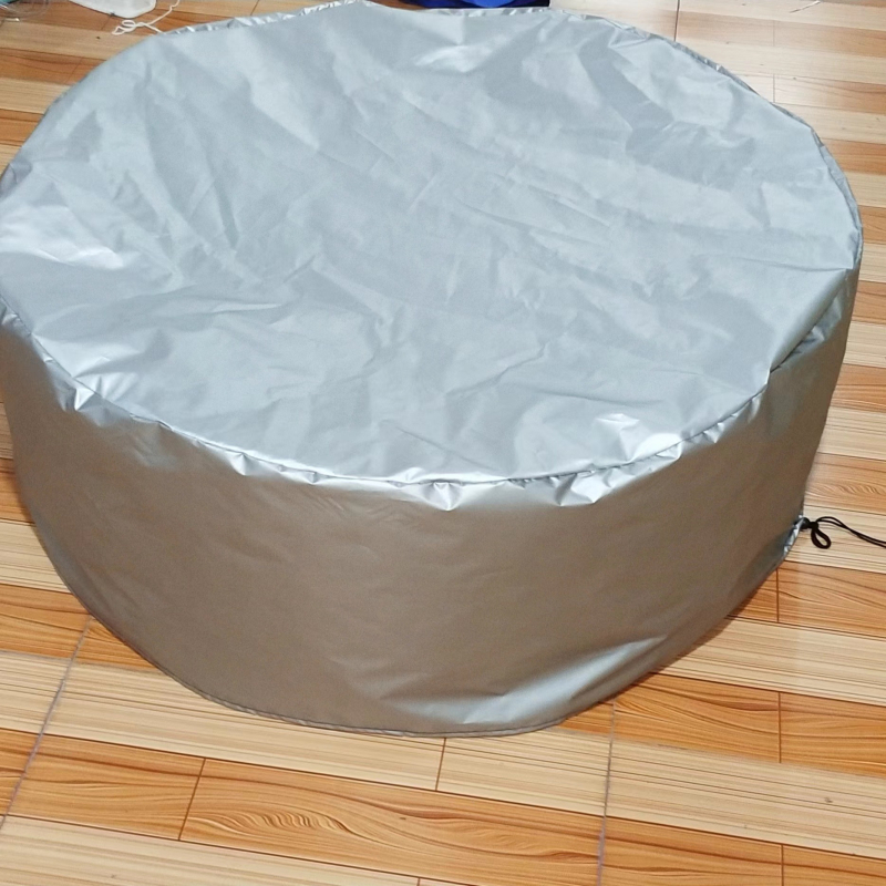 Vonkajší kryt na okrúhly stôl a stoličky, nepremokavý, Oxford látka, dvor, záhrada, balkón