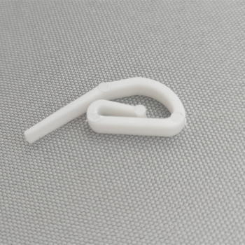 Nylonový závesový háčik a posuvná korálka sada, biela, 27 mm, MJT558, moderný minimalistický štýl