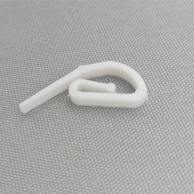 Nylonový závesový háčik a posuvná korálka sada, biela, 27 mm, MJT558, moderný minimalistický štýl