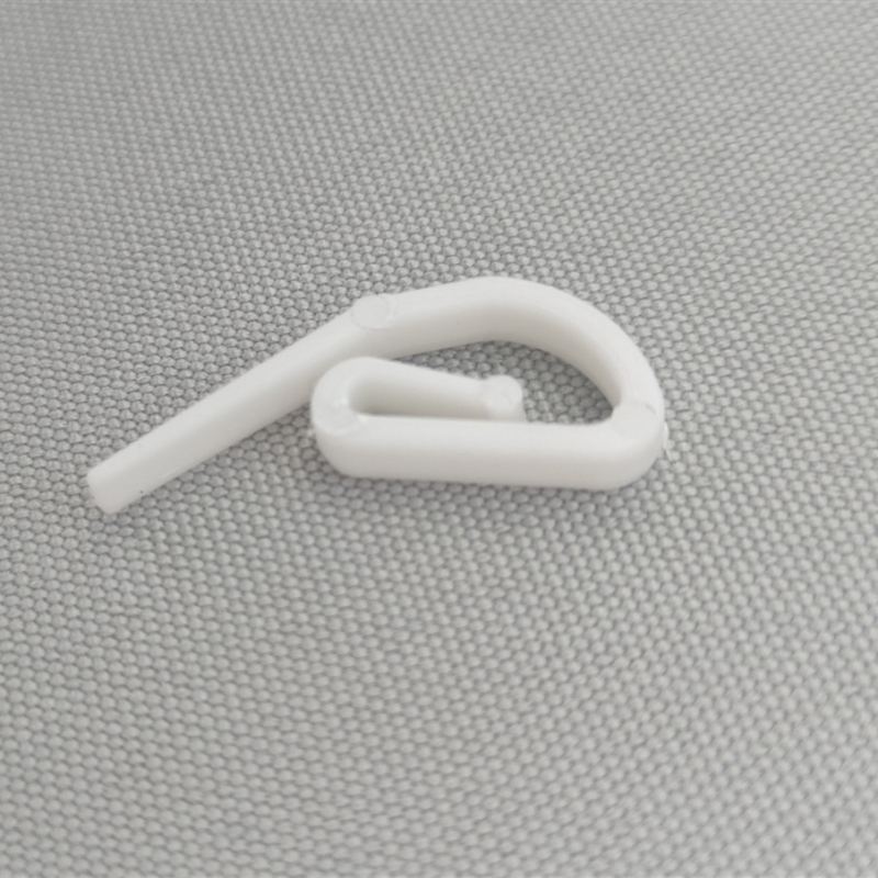 Nylonový závesový háčik a posuvná korálka sada, biela, 27 mm, MJT558, moderný minimalistický štýl