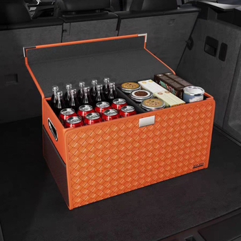 Sklopný magnetický box na batožinový priestor auta