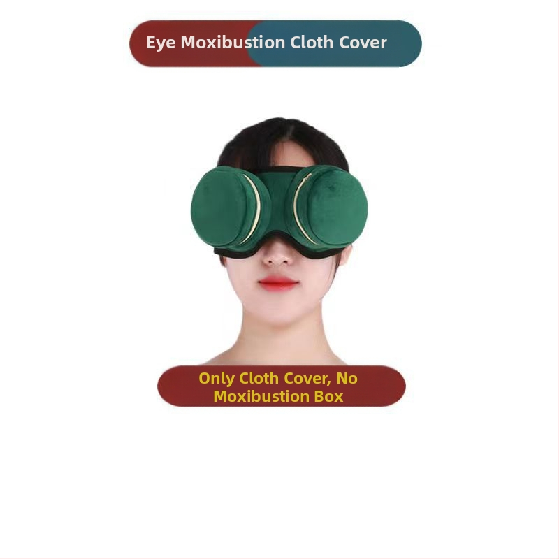 Bezdymový moxibustion set pre oči, prenosné domáce použitie, meďový box, látkové puzdro na oči, meridiánové prístroje