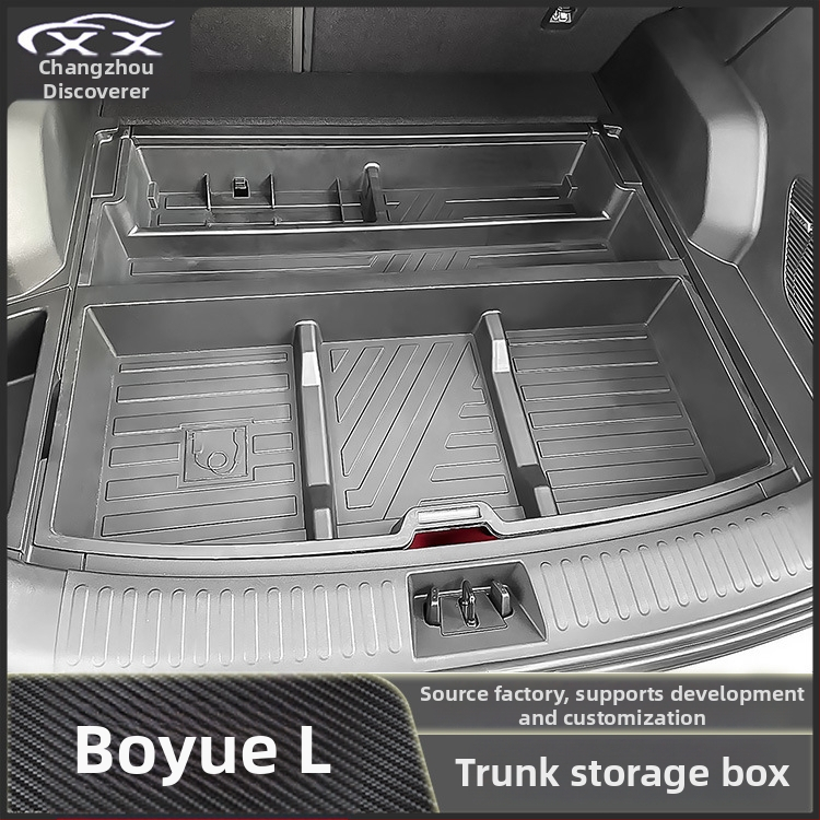 Geely Boyue L Box na skladovanie do batožinového priestoru – plastová, vodeodolná, doplnok k úpravám auta