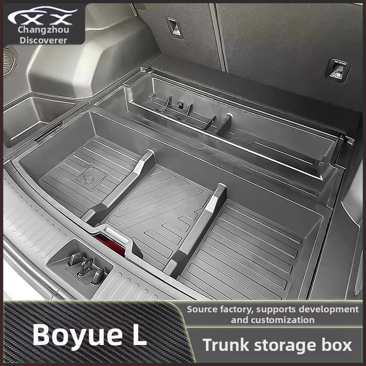 Geely Boyue L Box na skladovanie do batožinového priestoru – plastová, vodeodolná, doplnok k úpravám auta