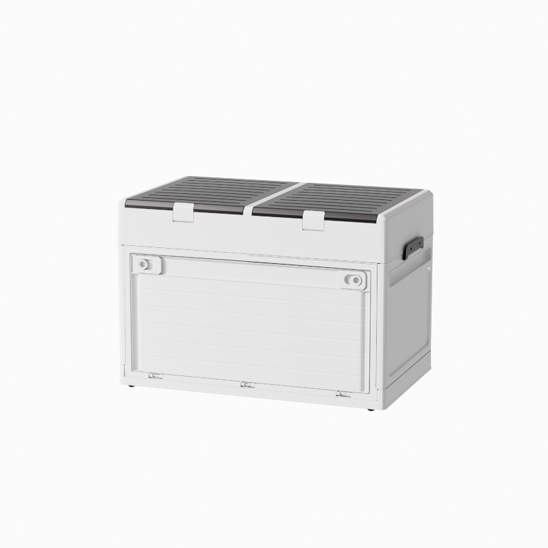 Skladovacia krabica na kempovanie, organizér do batožinového priestoru auta, skladací box, kapacita 70–80 l