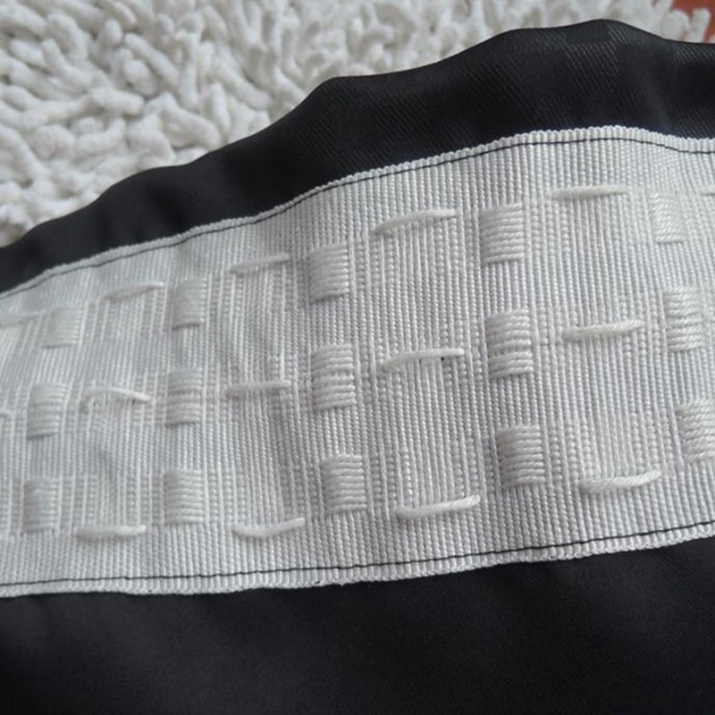Set závesových pásov 5,2 m, šírka 8 cm, elastický a zosilnený, príslušenstvo k závesom – háčiky a textilný pás