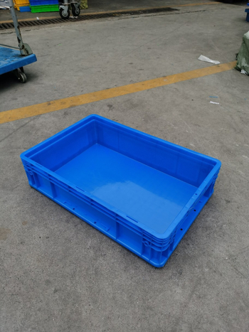 600 x 400 x 147 mm európsky štandard logistická krabica na prepravu, pre elektronické súčiastky, kompatibilný s výklopným krytom