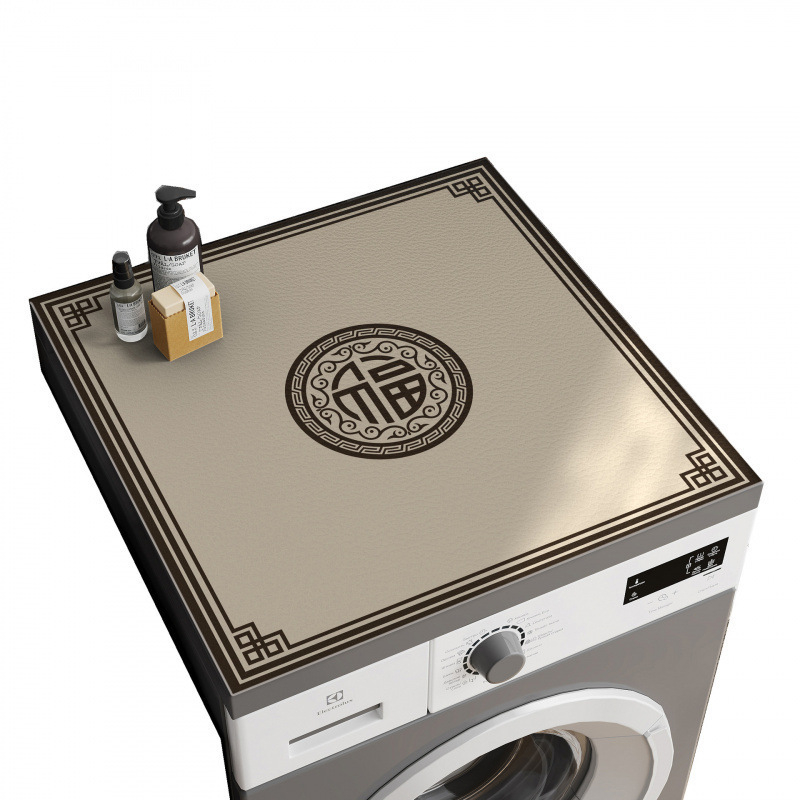 Nový čínskeho štýlu diatomitová pokrývka pre chladničku, práčku a nočný stolík — nasiakavá, rýchloschnúca, protišmyková, ochrana proti prachu