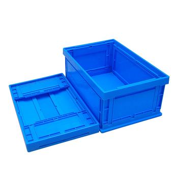 Plastový skladací box s vekom na skladovanie a prepravu