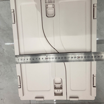 Bočný otvárací sklápací úložný box pre kempovanie a piknik, pevná plastová skrinka do domácnosti aj do kufra auta
