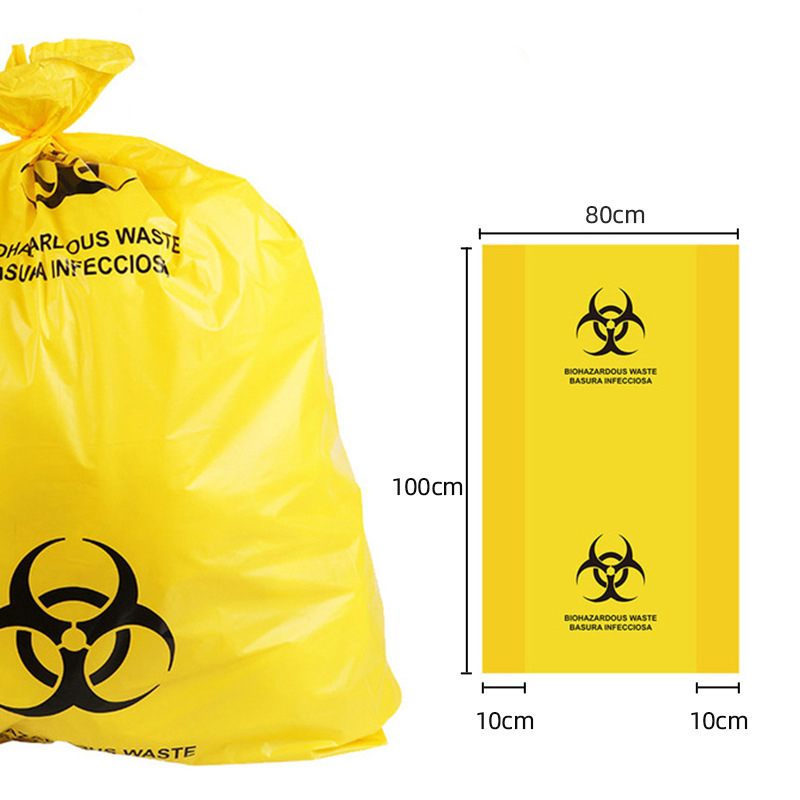 Na sklade: PE taška na zdravotný odpad, červená, 45×50 cm, pre sterilizáciu pri 121°C