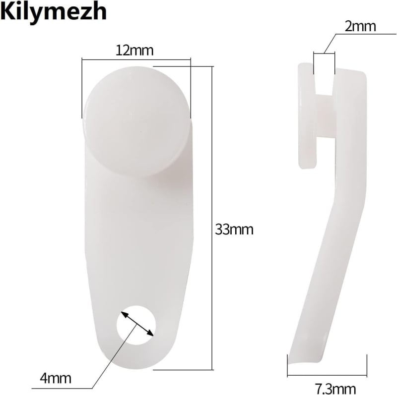 50 tichých bočných koľajnicových kolies pre závesy, príslušenstvo pre závesy, klipové háčiky na oblúkové koľajnice