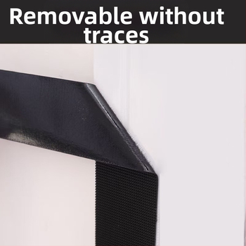 Dverový záves s Velcro páskou pre sieťové dvere, samolepiace fixačné prvky, ochrana proti komárom