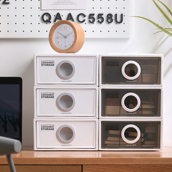 Opus Camellia Stolová zásuvková úložná skrinka, viacvrstvový plastový organizér na kozmetiku a kancelárske potreby