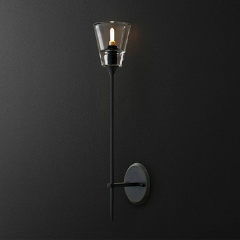 Moderná minimalistická nástenná lampa z kovu, s jednou alebo dvoma hlavami, do spálne alebo chodby