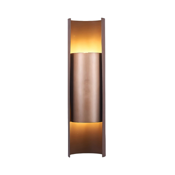 Nerezová oceľová nástenná lampa v neokínskom štýle pre obývaciu izbu, jedáleň a spálňu — vintage dekoratívne osvetlenie s dizajnovým nádychom.