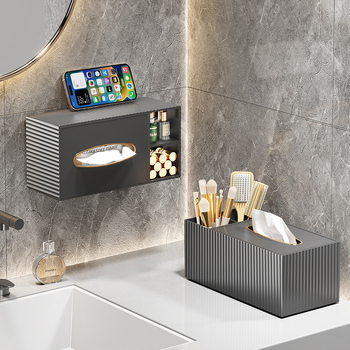 Krabička na vreckovky do obývačky, luxusná dekoratívna krabička na vreckovky, na stolík s kávou, moderný minimalistický štýl, multifunkčné úložisko