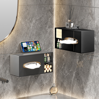 Krabička na vreckovky do obývačky, luxusná dekoratívna krabička na vreckovky, na stolík s kávou, moderný minimalistický štýl, multifunkčné úložisko