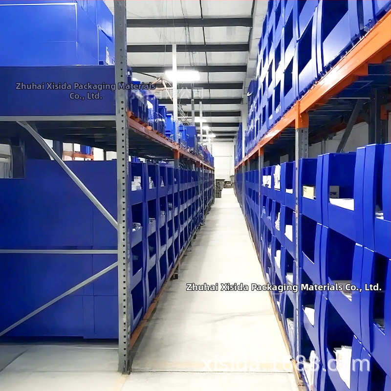 Plastová skladovacia a prepravná krabica pre logistiku, vodotesná a recyklovateľná