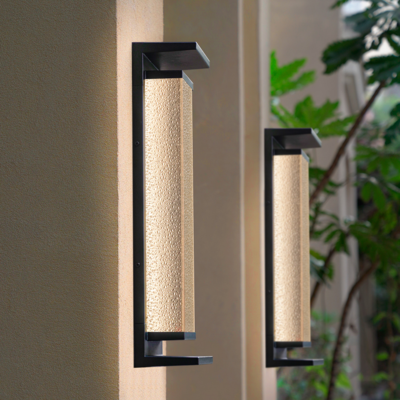 Solárna vonkajšia nástenná lampa, nový čínsky štýl, francúzske retro dizajn, nástenné visiace svietidlo, vodotesná, na balkón a dvor