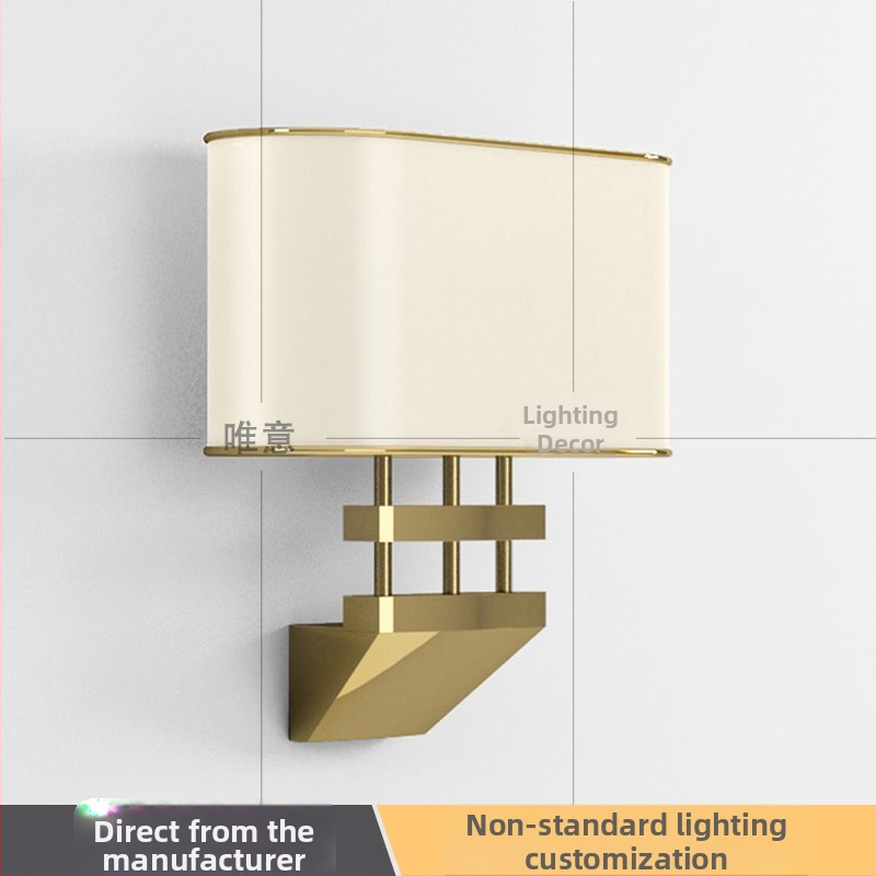 LED zidna lampa u kineskom stilu za hotele i kuće za goste — europski minimalistički noćni zidni luster, prilagodljiv dizajn